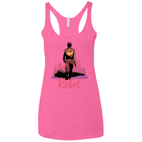 Rebel Women's Triblend Racerback Tank