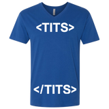 Tits Men's Premium V-Neck