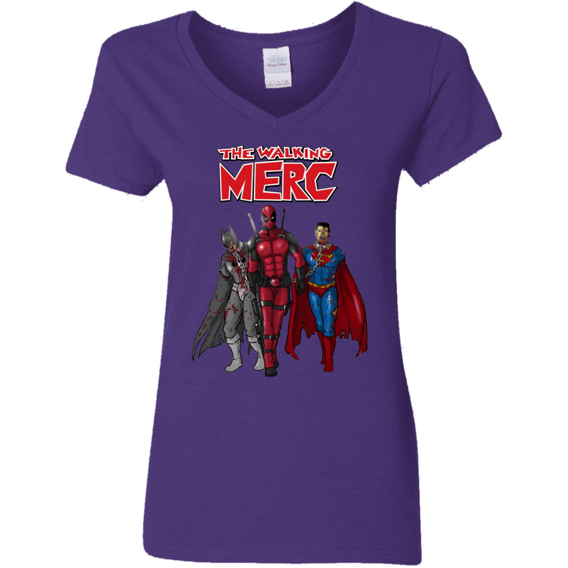 The Walking Merc Women's V-Neck T-Shirt