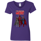 The Walking Merc Women's V-Neck T-Shirt