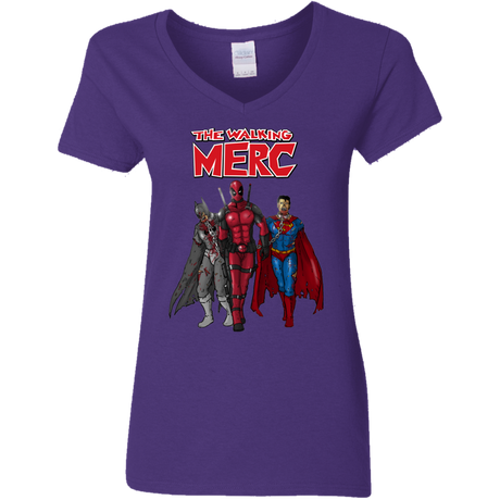 The Walking Merc Women's V-Neck T-Shirt