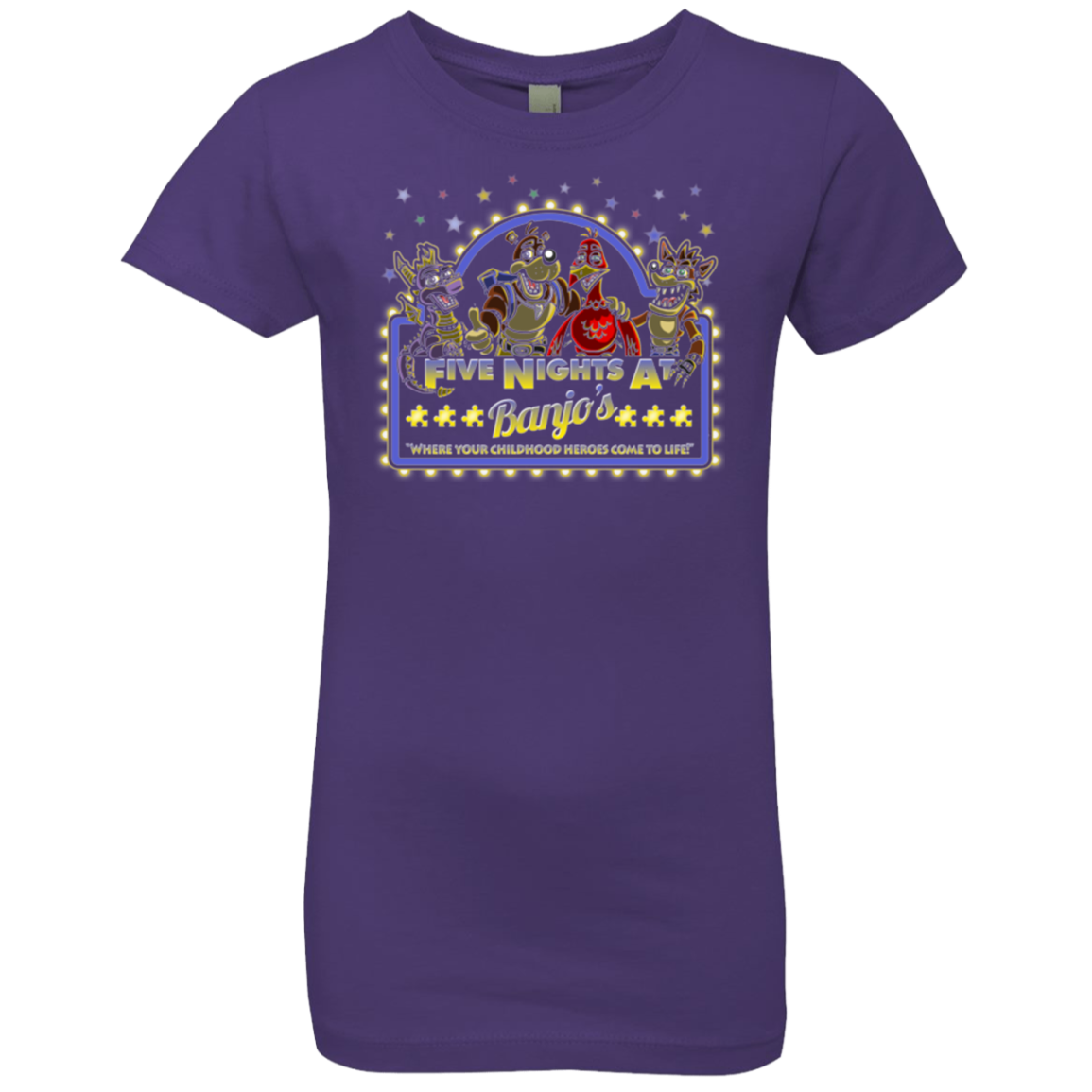 Five Nights at Banjos Girls Premium T-Shirt