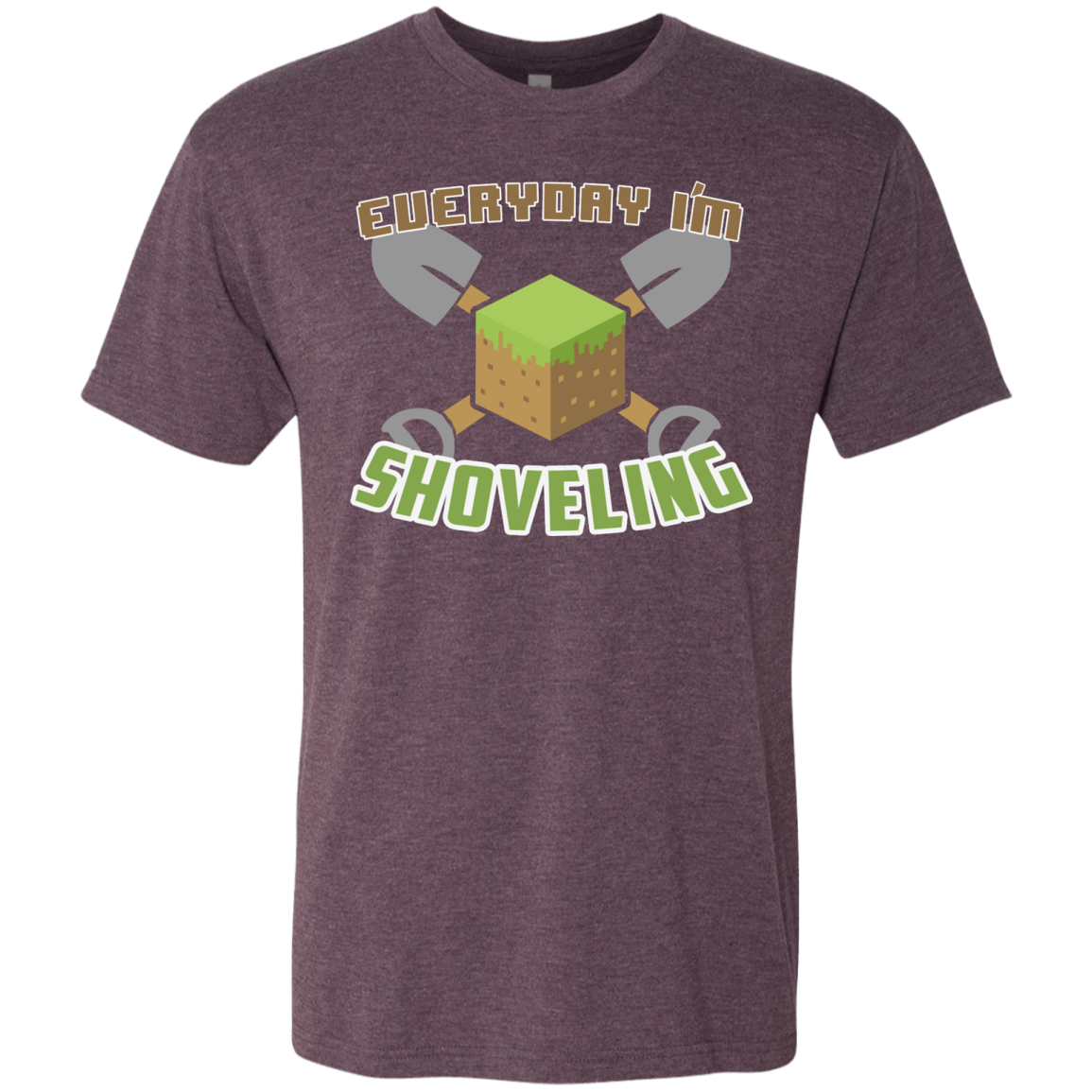 Everyday Shoveling Men's Triblend T-Shirt