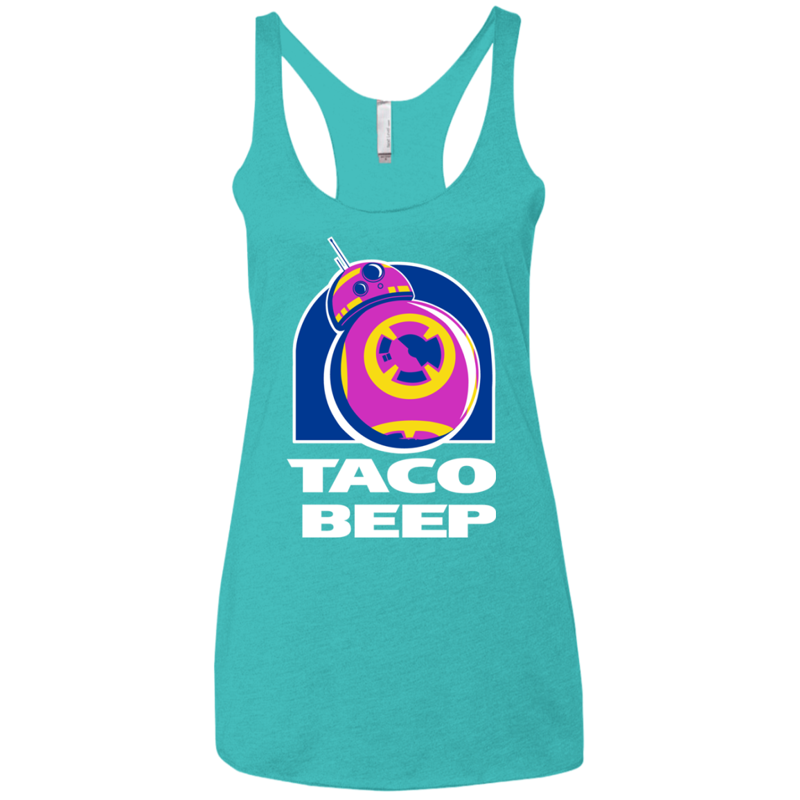 Taco Beep Women's Triblend Racerback Tank