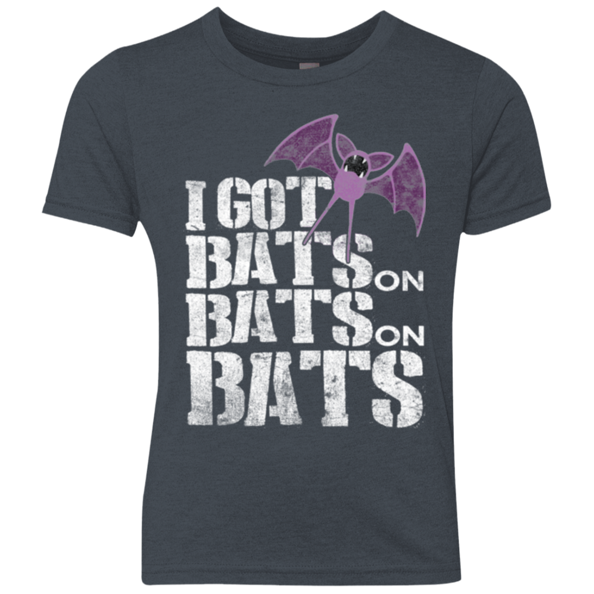 Bats on Bats on Bats Youth Triblend T-Shirt