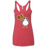 May The Porgs Be With You Women's Triblend Racerback Tank