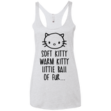 Weird Kitty Women's Triblend Racerback Tank