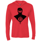 Ring Shadow Triblend Long Sleeve Hoodie Tee