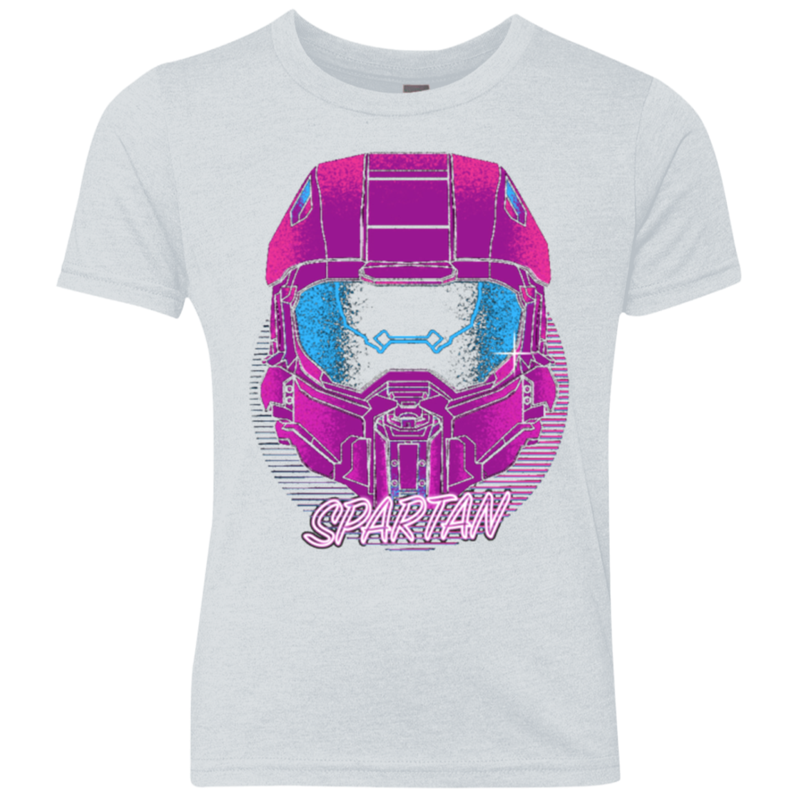 Spartan Helmet 80's Youth Triblend T-Shirt