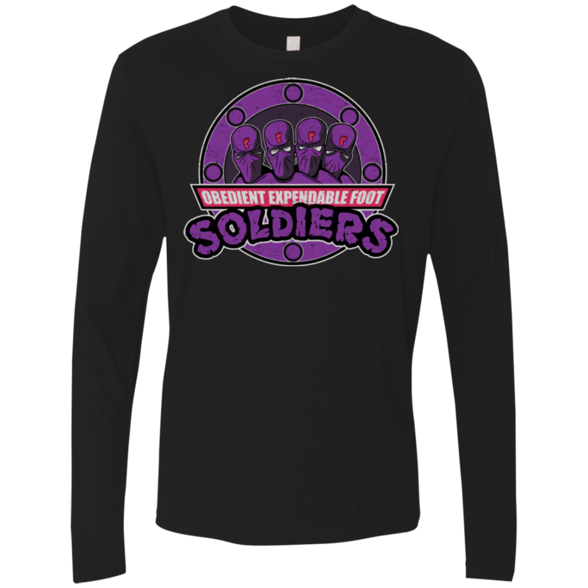 OBEDIENT EXPENDABLE FOOT SOLDIERS Men's Premium Long Sleeve