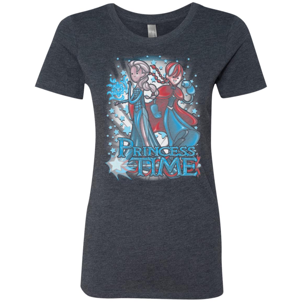 Princess Time Elsa Anna Women's Triblend T-Shirt