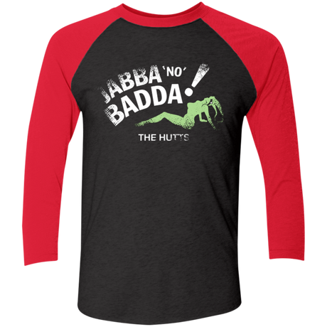 Jabba No Badda Men's Triblend 3/4 Sleeve