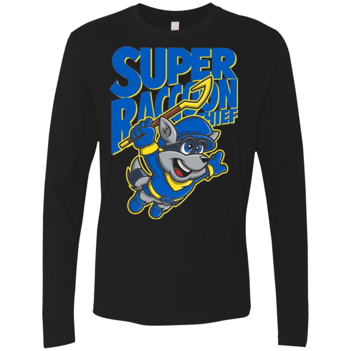 Super Racoon Thief Men's Premium Long Sleeve