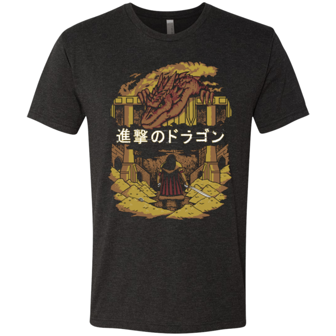 Attack on Dragon Men's Triblend T-Shirt