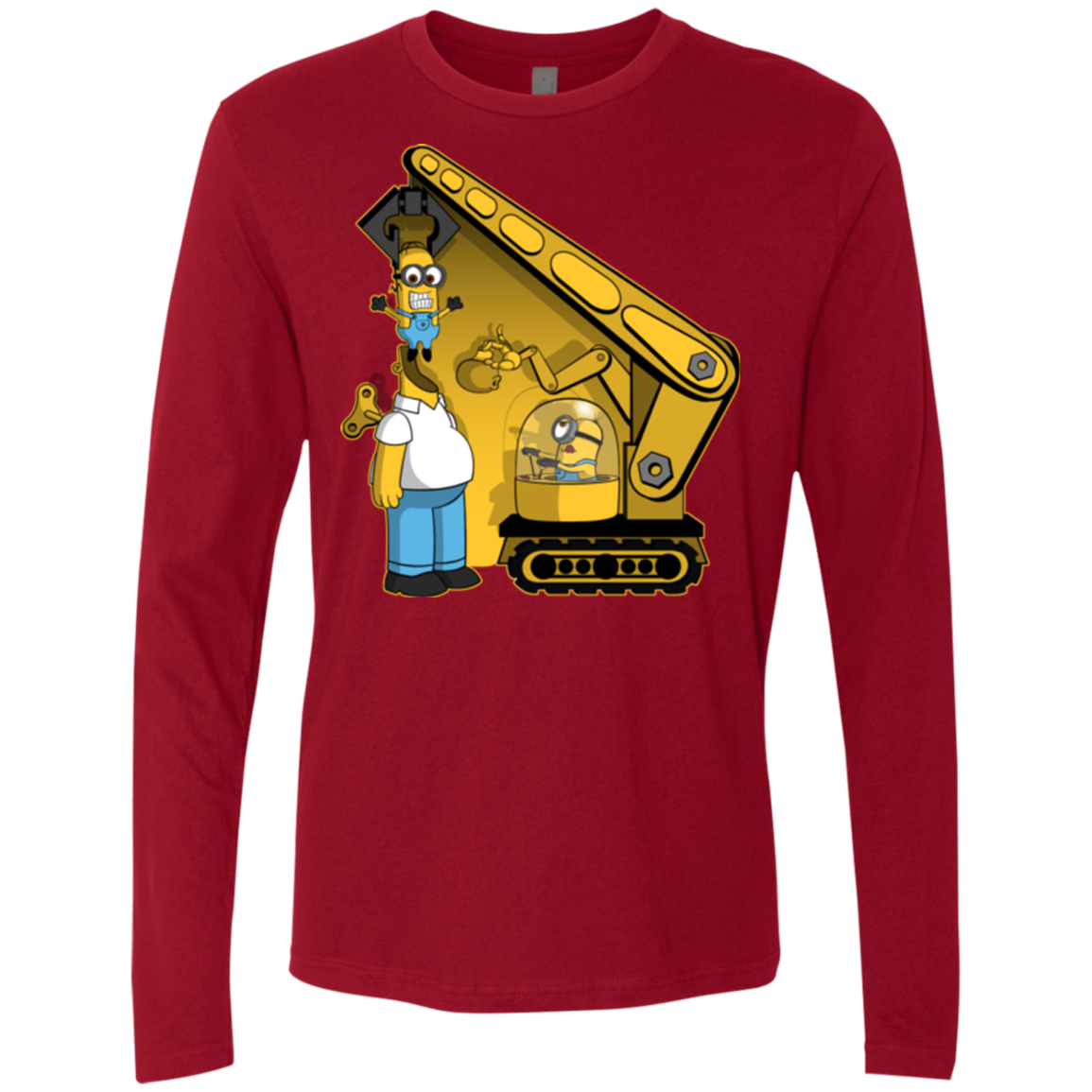 Doh Minion Men's Premium Long Sleeve