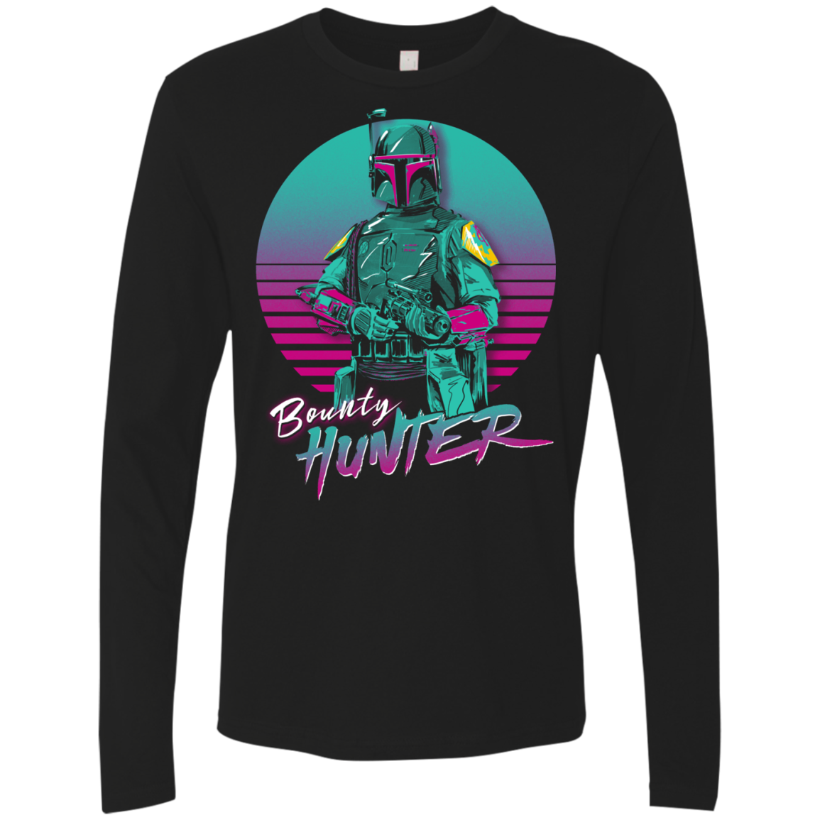 Retro Bounty Hunter Men's Premium Long Sleeve