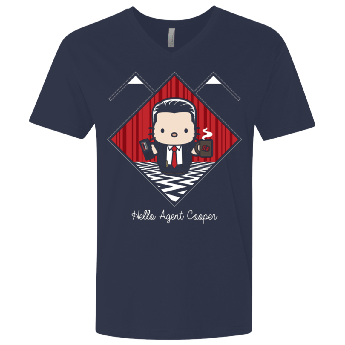 Hello Cooper Men's Premium V-Neck