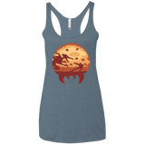 Escape from Zebes Women's Triblend Racerback Tank