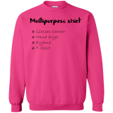 Multipurpose Shirt Crewneck Sweatshirt