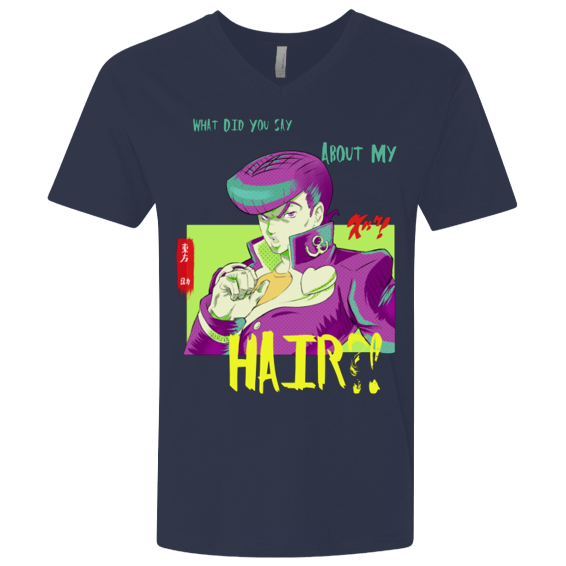 Jojo Josuke Bizarre Adventure Men's Premium V-Neck