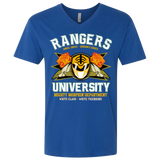 Rangers U White Ranger Men's Premium V-Neck