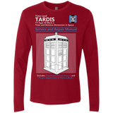 TARDIS SERVICE AND REPAIR MANUAL Men's Premium Long Sleeve