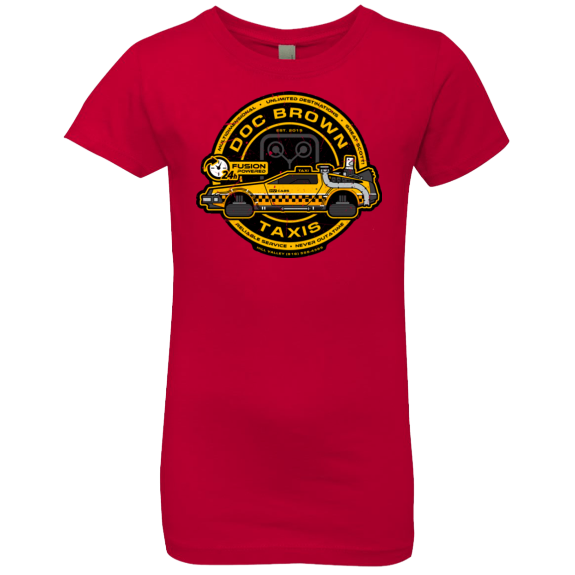 Doc Brown Taxis Girls Premium T-Shirt