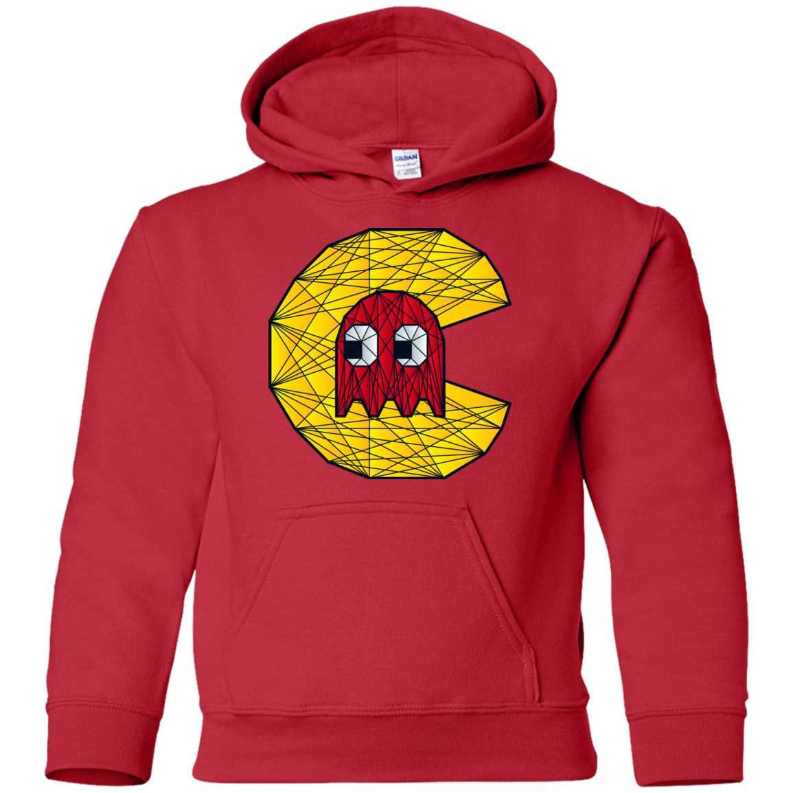 Poly Pac Man Youth Hoodie