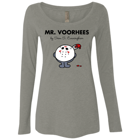 Mr Voorhees Women's Triblend Long Sleeve Shirt