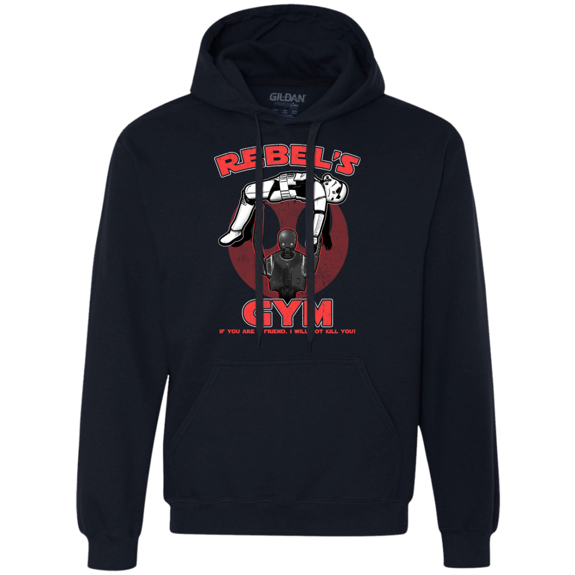 Rebel's Gym Premium Fleece Hoodie