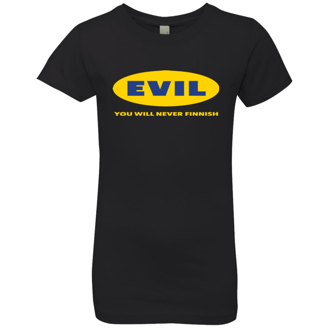 EVIL Never Finnish Girls Premium T-Shirt