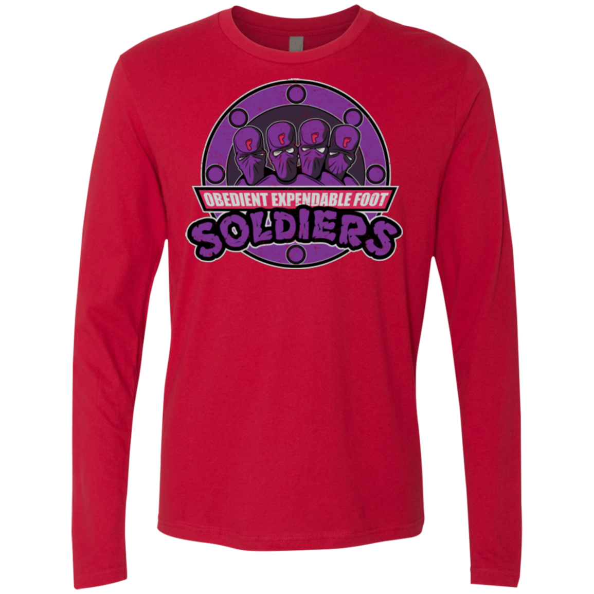 OBEDIENT EXPENDABLE FOOT SOLDIERS Men's Premium Long Sleeve