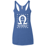 Resistance is Futile Women's Triblend Racerback Tank