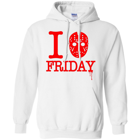 I Love Friday Pullover Hoodie