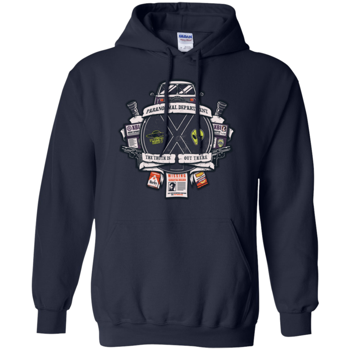 Paranormal files Crest Pullover Hoodie
