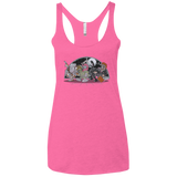 Where The Nasty Aliens are Women's Triblend Racerback Tank