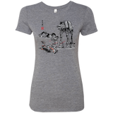 Battle in the Snow Sumi e Women's Triblend T-Shirt