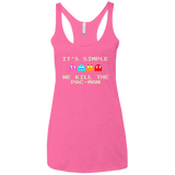 Pacmanok Women's Triblend Racerback Tank