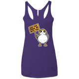 May The Porgs Be With You Women's Triblend Racerback Tank