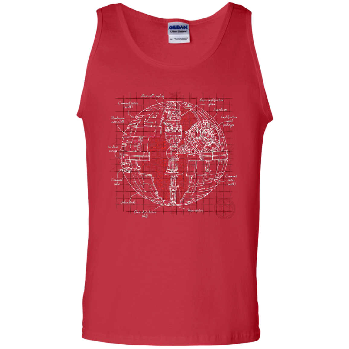 Death Star Plan Men's Tank Top