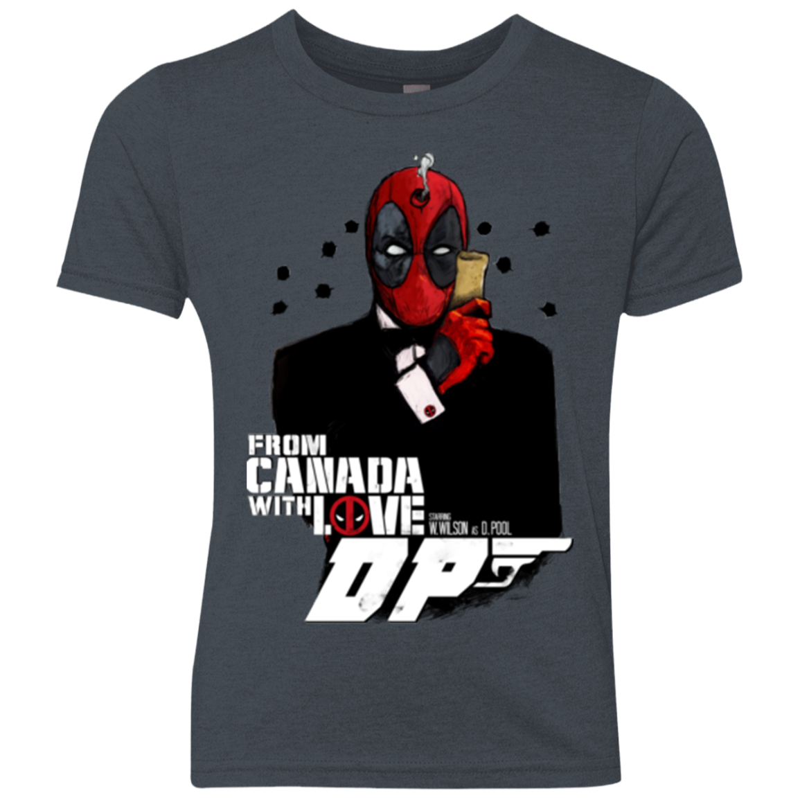 From Canada with Love Youth Triblend T-Shirt