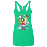 More than a feeling Women's Triblend Racerback Tank