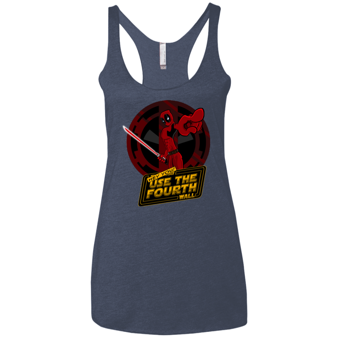 Use The Fourth Wall Women's Triblend Racerback Tank