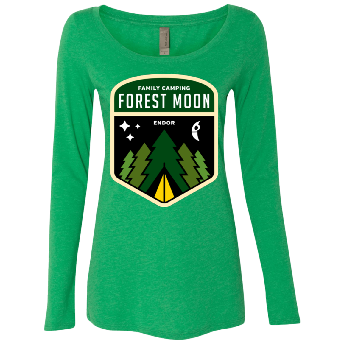 Forest Moon Women's Triblend Long Sleeve Shirt