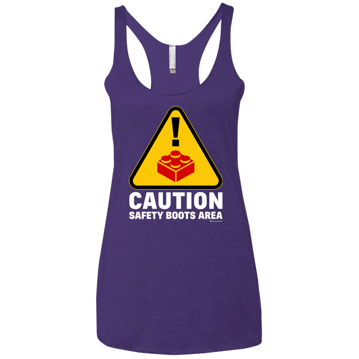 Watch Your Step Women's Triblend Racerback Tank