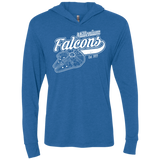 Millenium falcons Triblend Long Sleeve Hoodie Tee