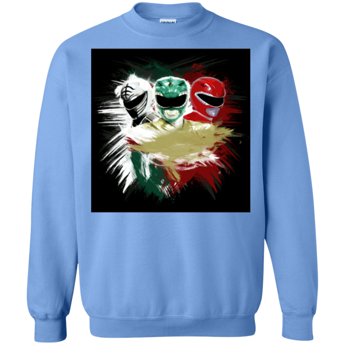 White Green Red Crewneck Sweatshirt