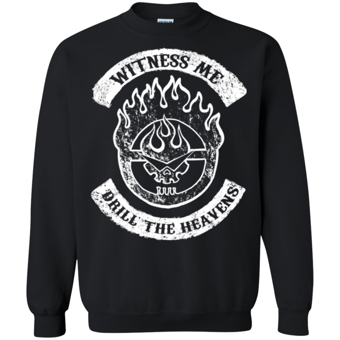 Witness Me Black Crewneck Sweatshirt