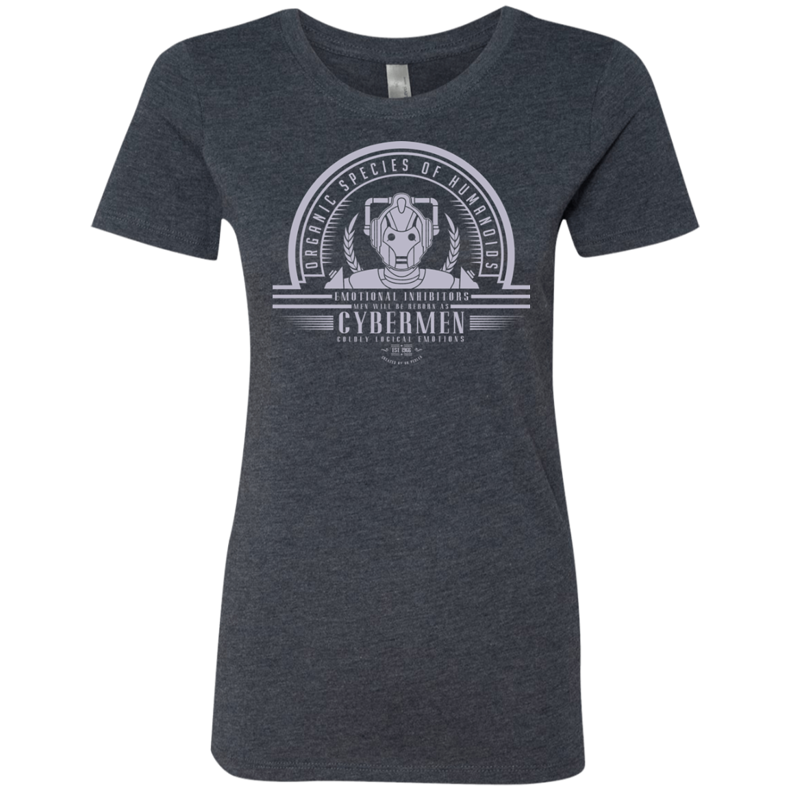 Who Villains Cybermen Women's Triblend T-Shirt