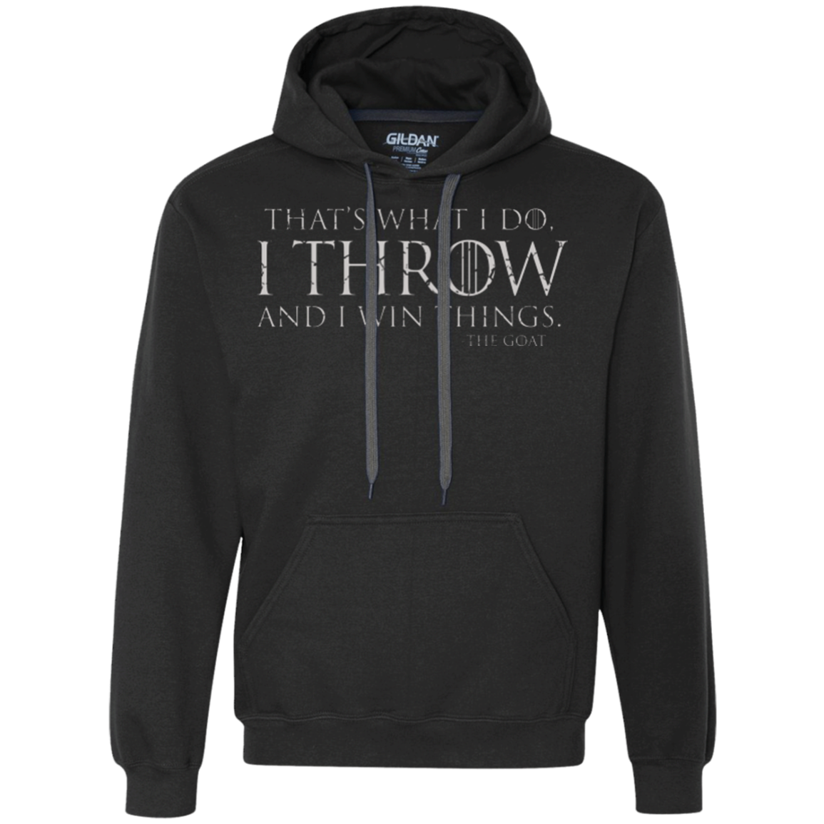 I Throw Premium Fleece Hoodie